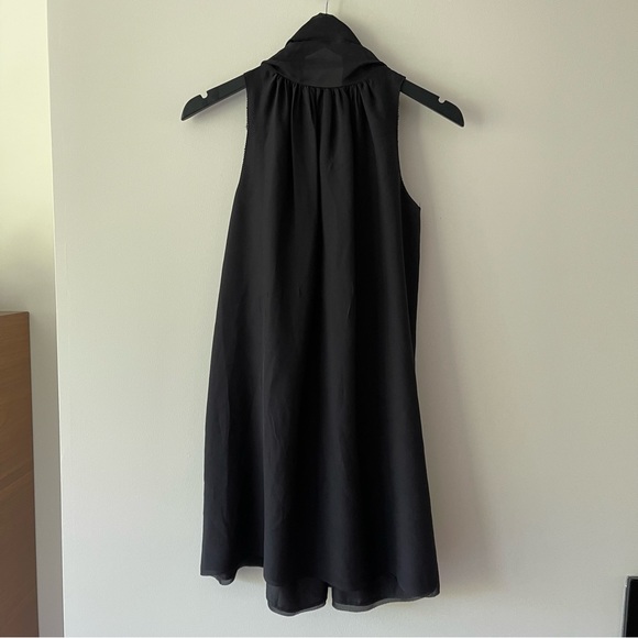 TWENTY8TWELVE BY SIENNA MILLER MONETTE SILK TIE MINIDRESS in Black - Picture 5 of 6